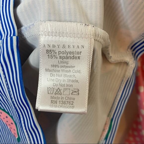 Andy & Evan kids watermelon print swim shirt size 5 - Picture 5 of 6